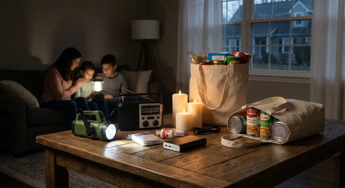 Noodpakket voor stroomstoring thuis