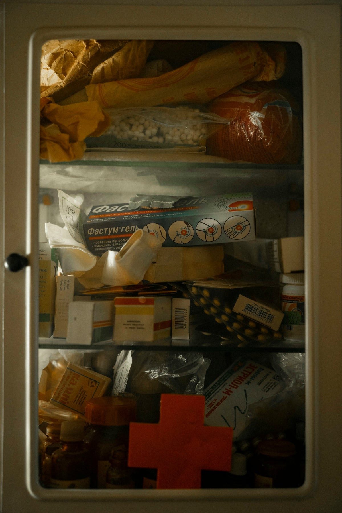 a refrigerator filled with lots of different types of food